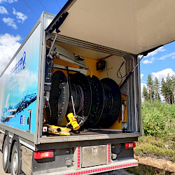 Lamminranta porakaivon pesuauto